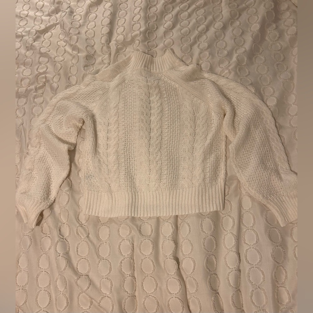 White Knit Sweater